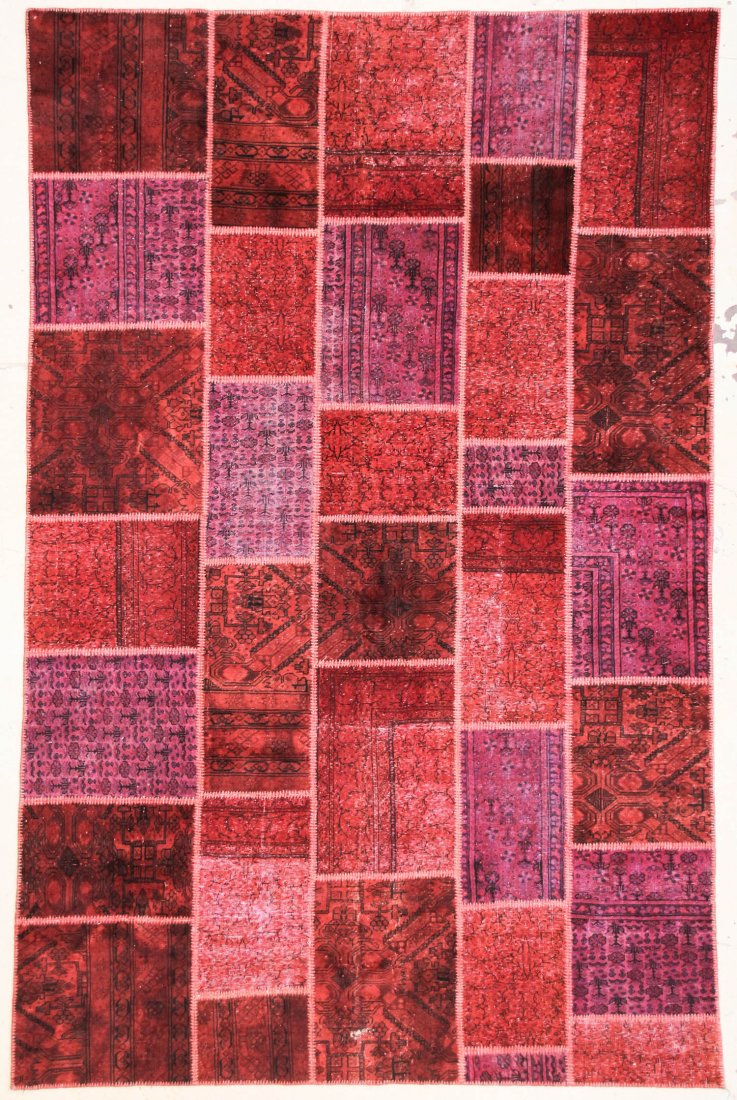 Modernist Color Field Rug: 6'7" x 10'2" (201 x 310 cm): Modernist Color Field Rug composed of overdyed antique Turkish rugs. Size: 6'7" x 10'2" (201 x 310 cm).