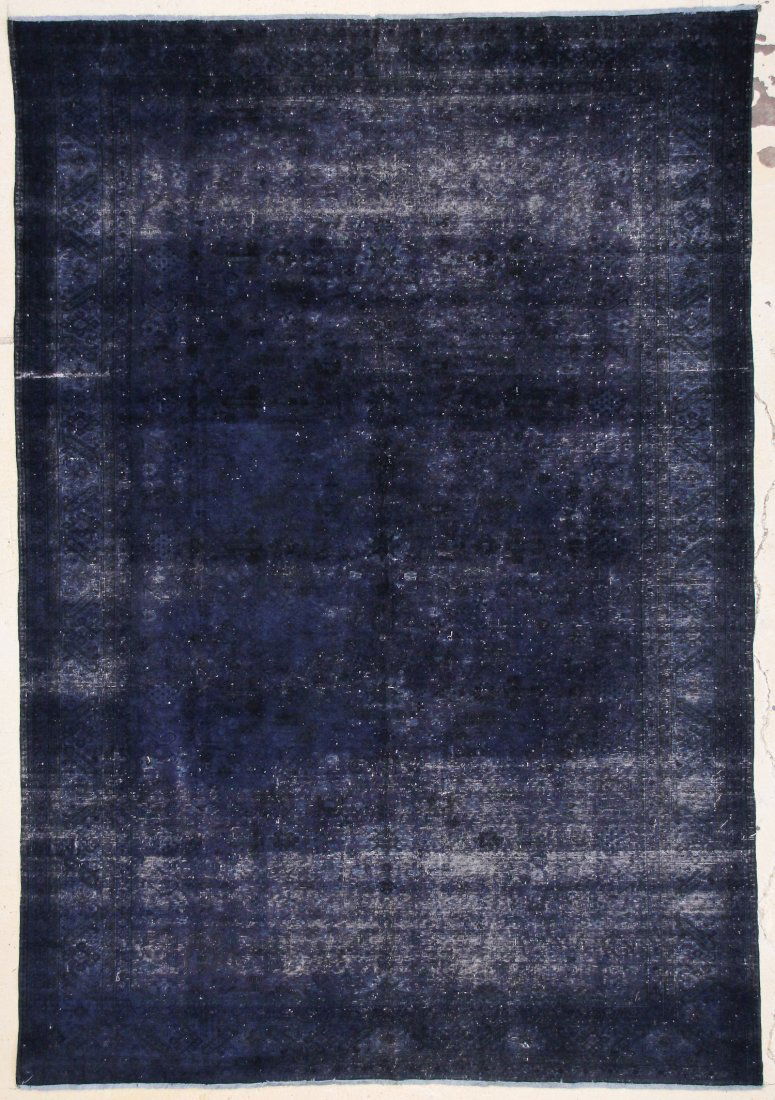 Modernist Color Field Rug: 5'6" x 9'5" (168 x 287 cm): Modernist Color Field Rug, overdyed antique Turkish rug. Size: 5'6" x 9'5" (168 x 287 cm).