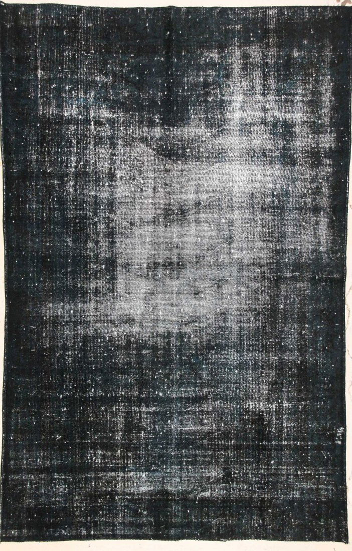 Modernist Color Field Rug: 5'6" x 8'6" (168 x 259 cm): Modernist Color Field Rug, overdyed antique Turkish rug. Size: 5'6" x 8'6" (168 x 259 cm).