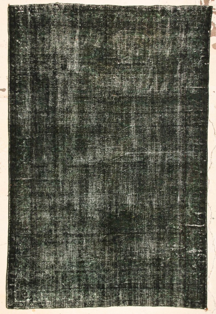 Modernist Color Field Rug: 5'7" x 8'5" (170 x 257 cm): Modernist Color Field Rug, overdyed antique Turkish rug. Size: 5'7" x 8'5" (170 x 257 cm).
