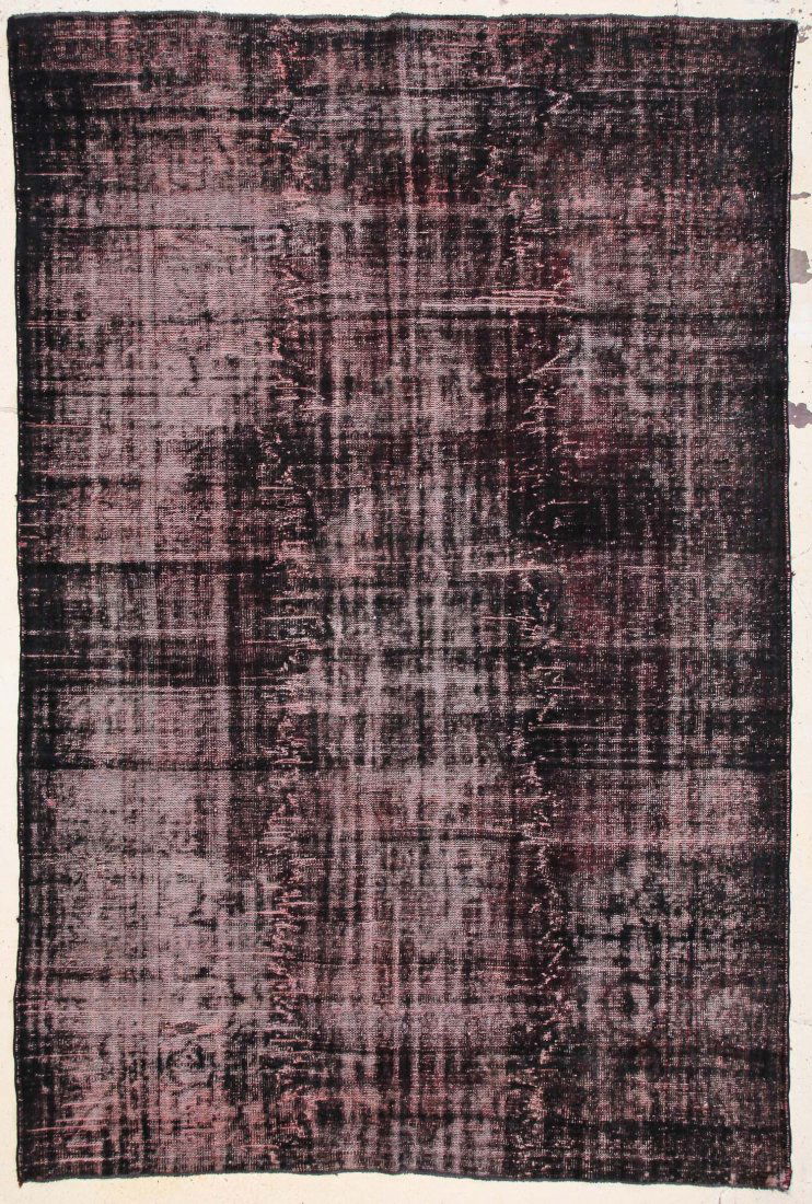 Modernist Color Field Rug: 7'4" x 10'11" (224 x 333 cm): Modernist Color Field Rug, overdyed antique Turkish rug. Size: 7'4" x 10'11" (224 x 333 cm).