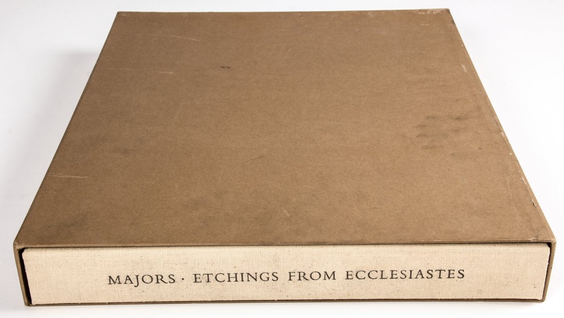 Majors, William. Etchings from Ecclesiastes.: Majors, William. Etchings from Ecclesiastes. Published NY by the Junior Council of the Museum of Modern Art, 1965. Etchings, intaglios and aquatints each signed and numbered 7/10 by William Majors.