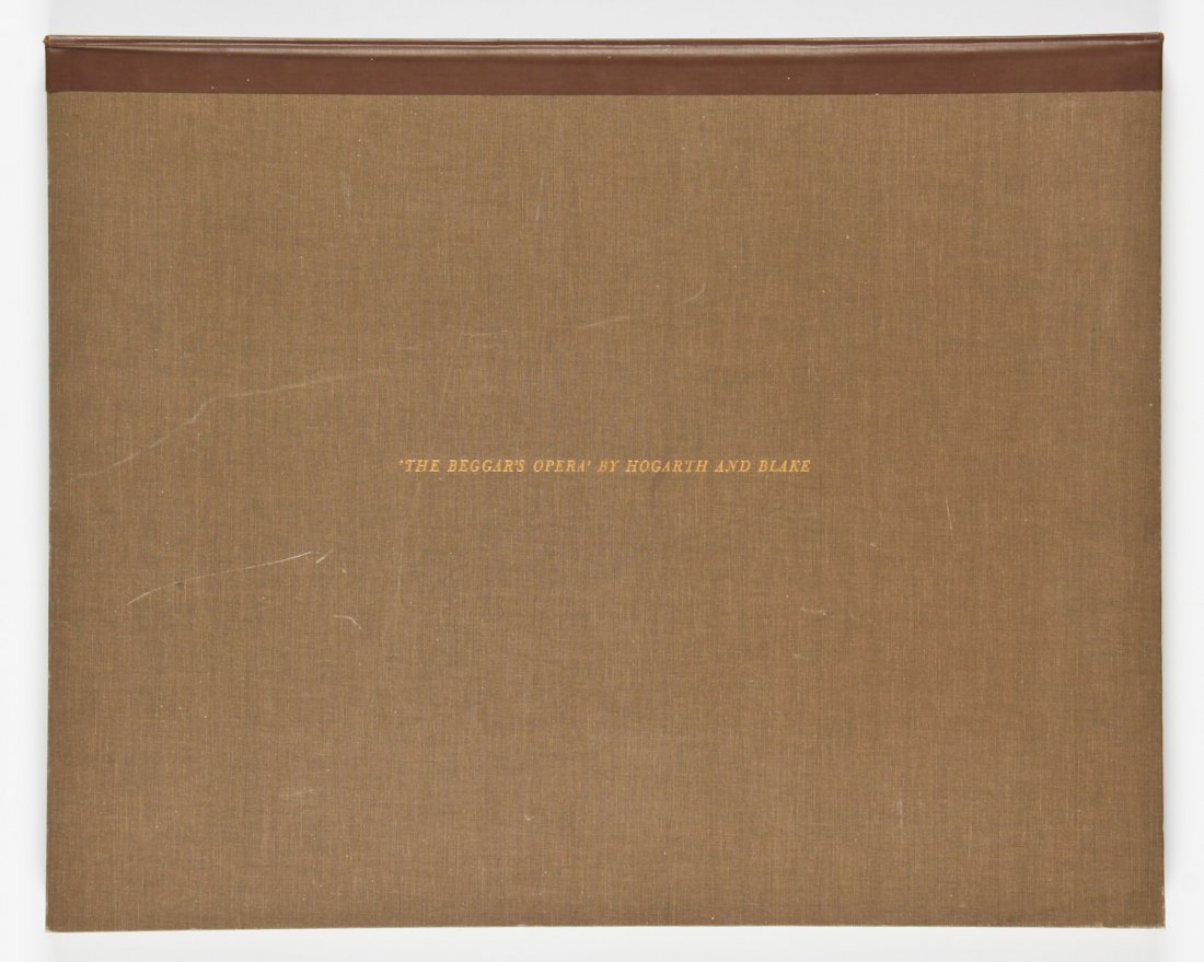 Blake, William And William Hogarth. The Beggar's Opera.: Blake, William And William Hogarth. The Beggar's Opera. A Portfolio of etchings compiled by Wilmarth Sheldon Lewis and Philip Hofer. Cambridge: Harvard University Press; New Haven: Yale University Pre