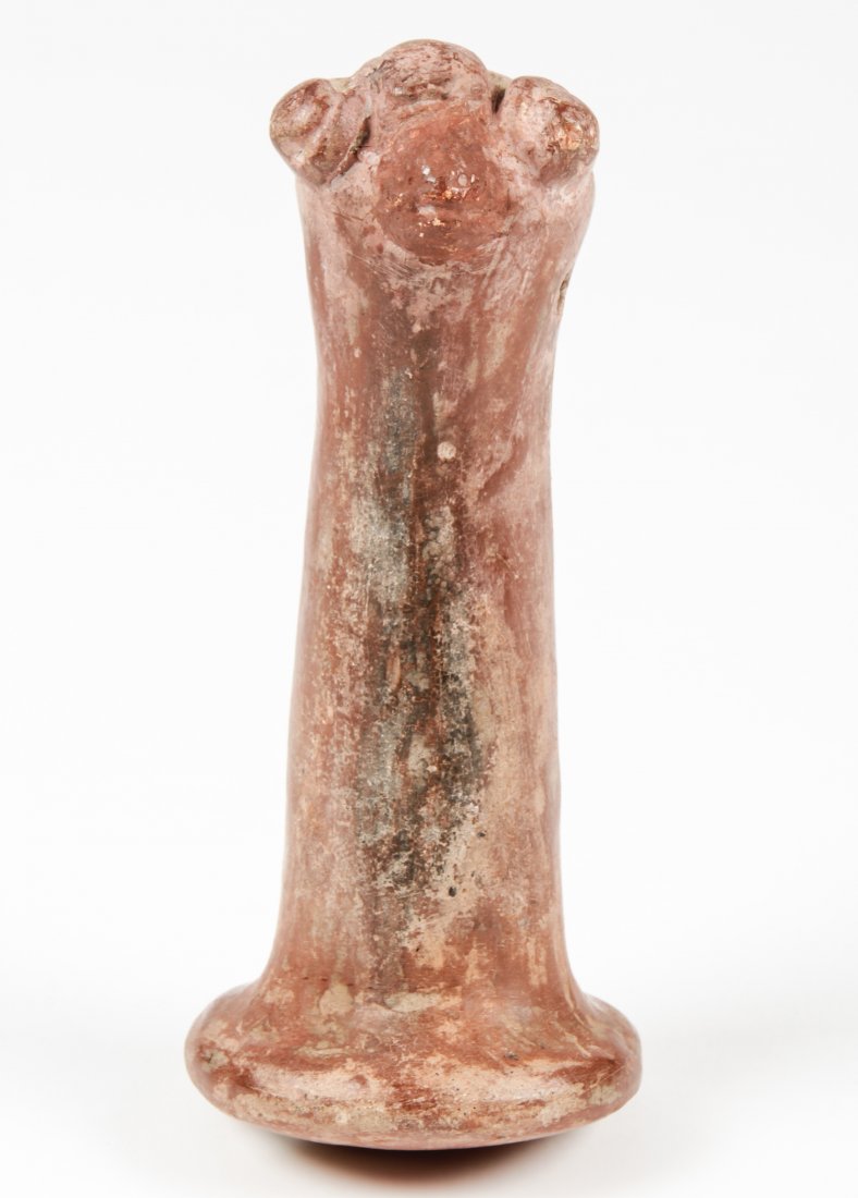 Taino Pestle: Taino Pestle. Size: 5.5" x 2.25" x 2.25" (14 x 6 x 6 cm).