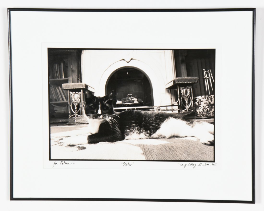 Terry Gruber Photograph: Terry Gruber (American, 20th c.) Kiki, 1985, silver gelatin photograph. Size: 12" x 17", 30 x 43 cm (sight); 18.25" x 23.25", 46 x 59 cm (frame). Provenance: Estate of Eileen Ford, Tewksbury, New Jers