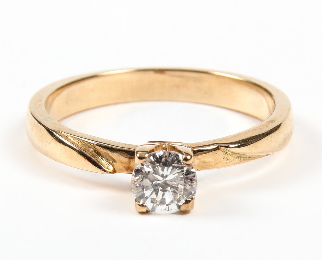 Diamond Solitaire Ring, Tiffany Setting: Diamond Solitaire Ring, Tiffany Setting. Size: 7. Provenance: Estate of Eileen Ford, Tewksbury, New Jersey.