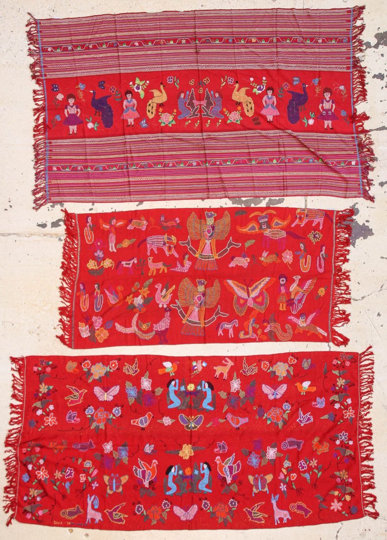 3 Vintage Besikama Belu Indonesian Textiles: 3 Vintage Besikama Belu Indonesian Textiles. Ranging in size from 33" x 63" (84 x 160 cm) to 46" x 77" (117 x 196 cm).