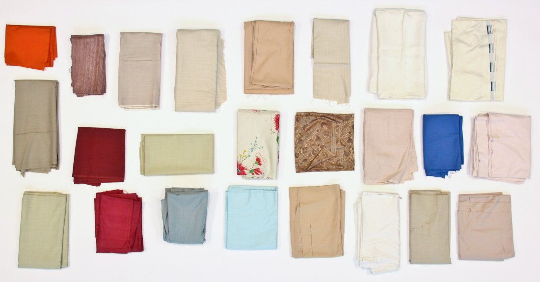 Large Group of Antique and Vintage Textiles: Large Group of Vintage and Antique Textiles, ranging in size from 32" x 38" (81 x 97 cm) to 60" x 174" (152 x 442 cm).