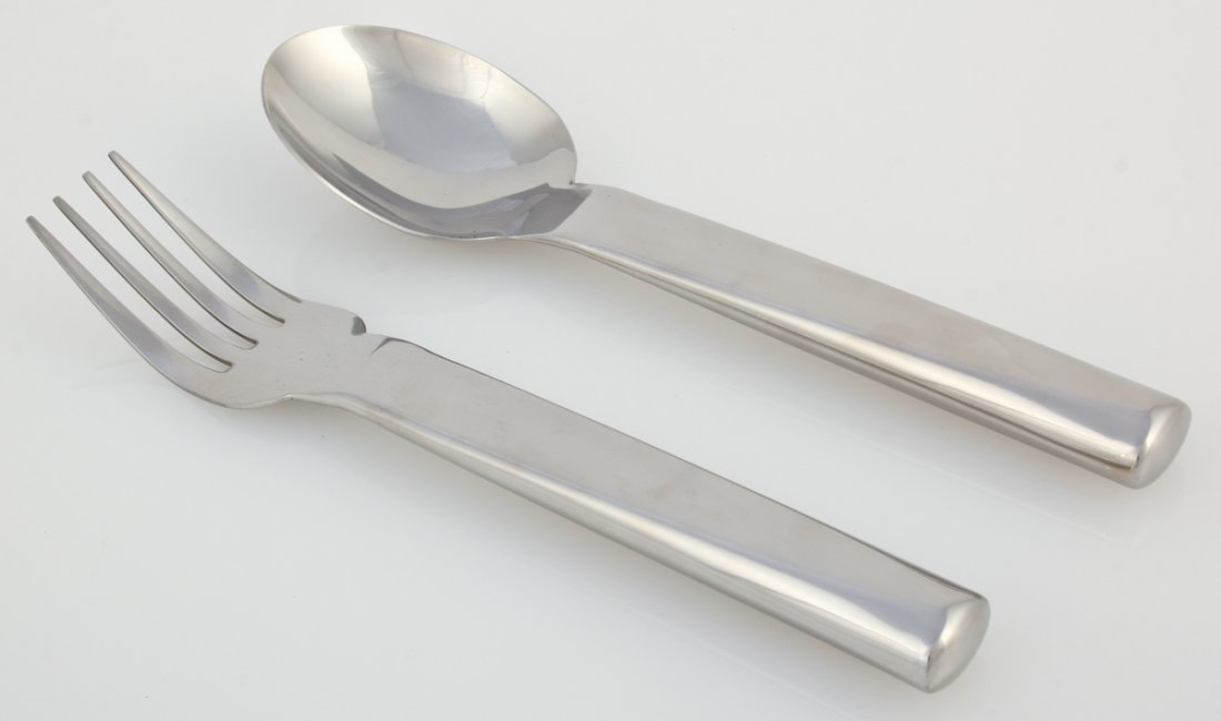 Philippi Designer Serving Utensils: Philippi Designer Serving Utensils, each 10.5"L (26 cm), in a fitted box.