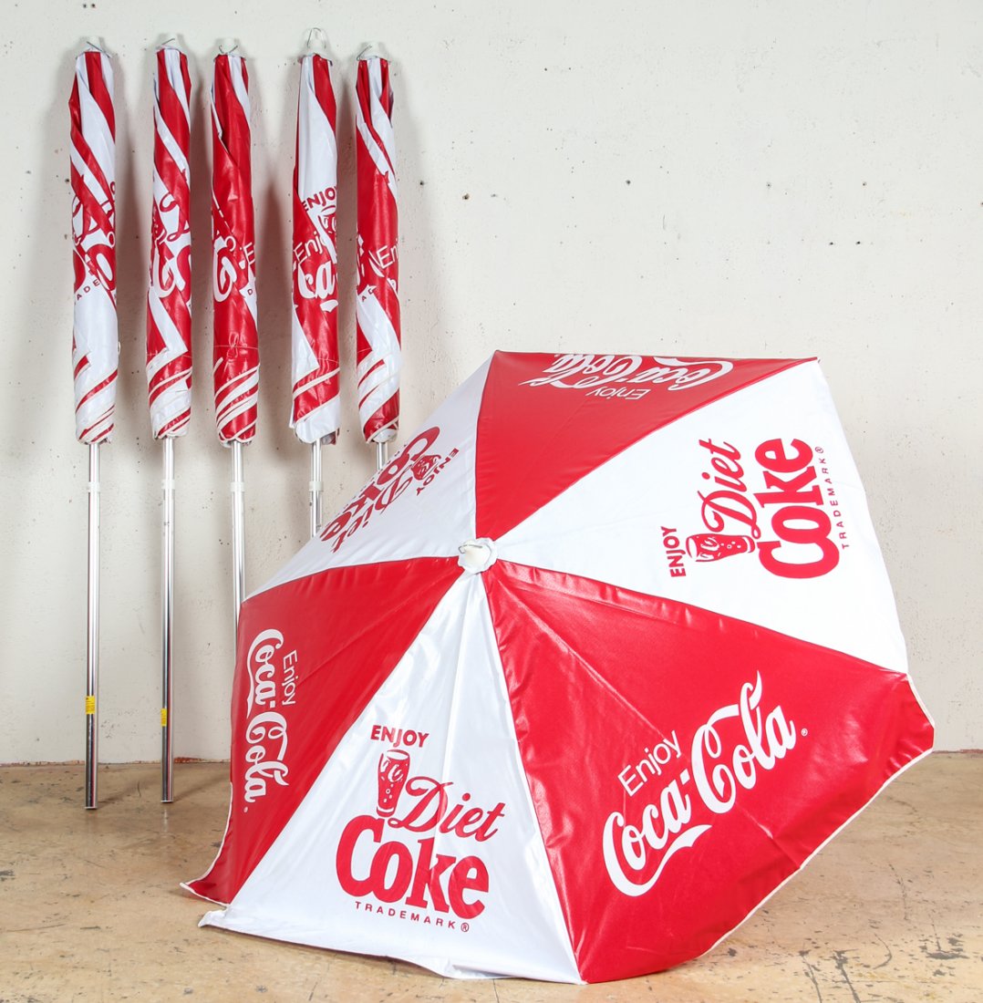 Coca Cola Patio Umbrella Icamblog 6 Vintage Coca Cola E Cafe Umbrellas Lot 0481