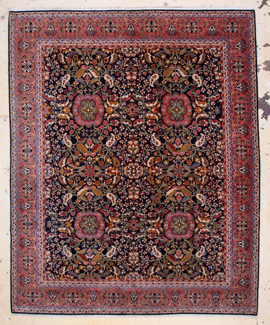 Fine Malayer Rug: 7'10" x 9'7" (239 x 292 cm): Fine Malayer Rug: 7'10" x 9'7" (239 x 292 cm), Turkey, late 20th c., natural dyes, clean, excellent condition. Voorhees, New Jersey estate.