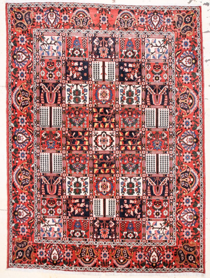 Bakhtiari Garden Rug: 8' x 10'10", 244 x 330 cm: Bakhtiari Garden Rug: 8' x 10'10", 244 x 330 cm, Persia, early/mid 20th c.