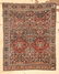 Antique Afshar Rug: 3' x 3'8" (91 x 112 cm)