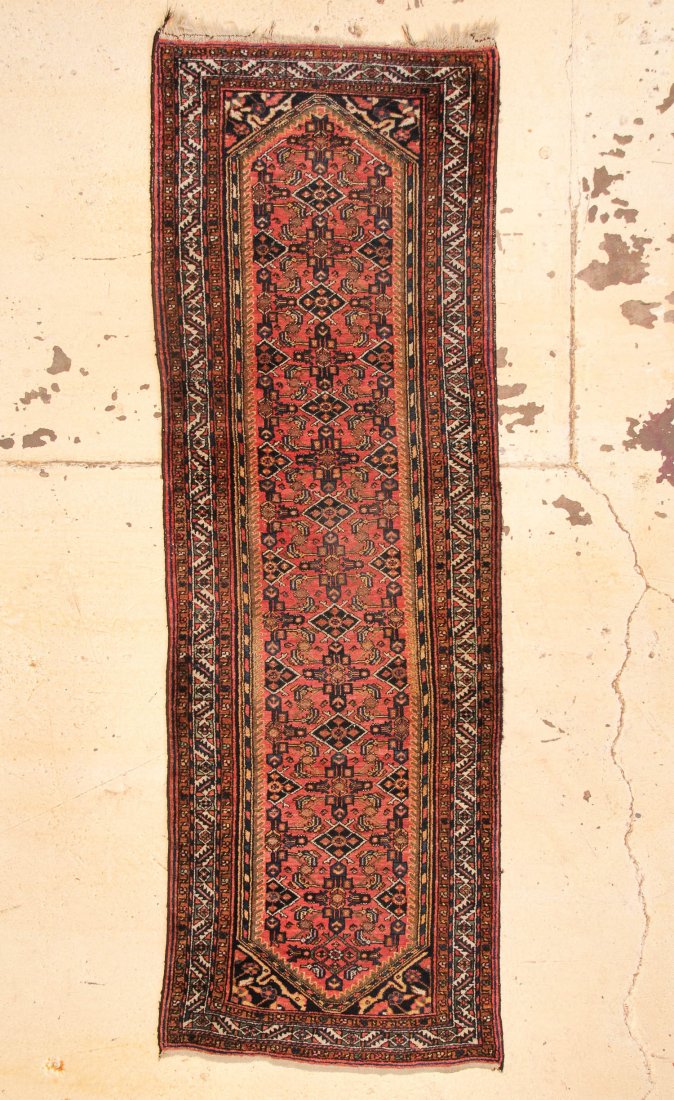 Hamadan Rug: 3'2" x 9'6" (97 x 290 cm) (1 of 5)