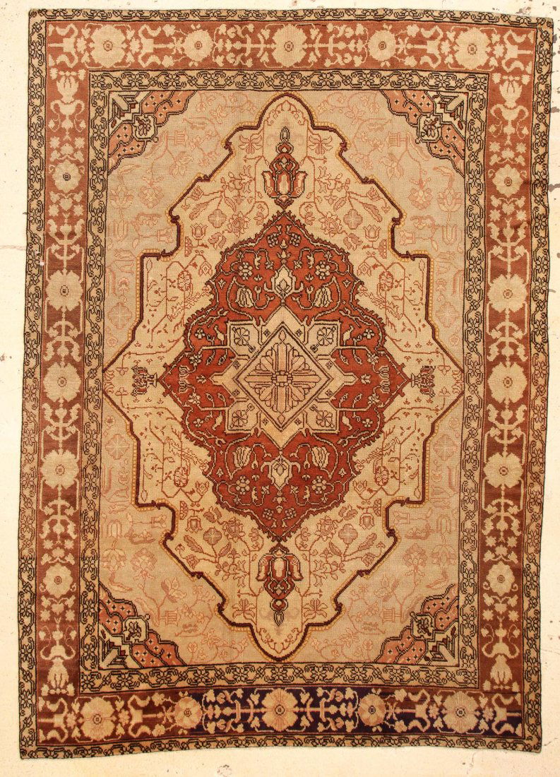 Oushak Rug: 7'10" x 10'9" (239 x 328 cm) (1 of 4)
