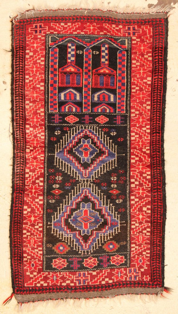 Afghan Belouch Rug: 2'8" x 5' (81 x 152 cm) (1 of 5)