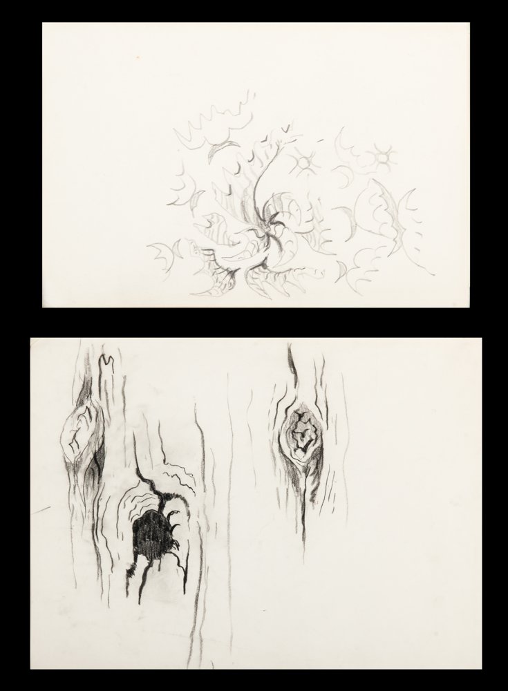 Charles Burchfield (1893-1967) Original Two Works on (1 of 8)