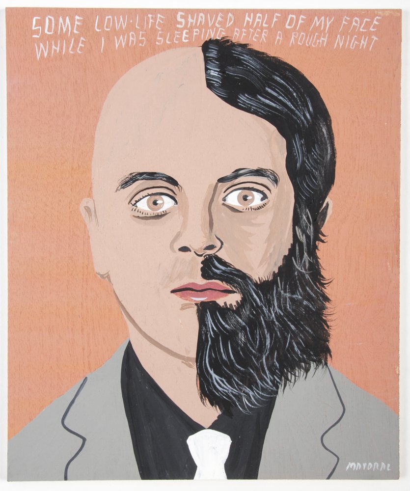 Javier Mayoral (American, 20th c.)  "SOME LOWLIFE (1 of 2)