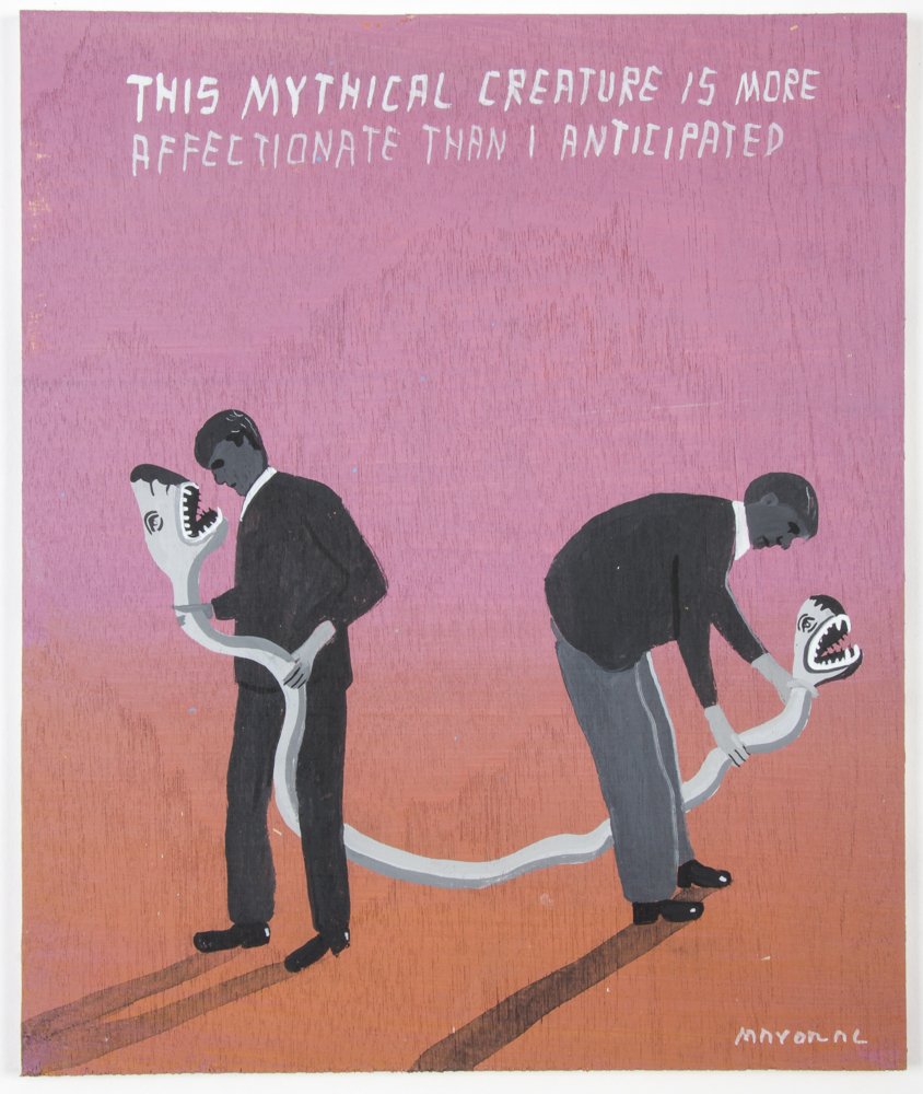 Javier Mayoral (American, 20th c.) "THIS MYTHICAL (1 of 2)