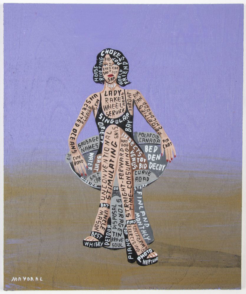 Javier Mayoral (American, 20th c.) SEATED WOMAN (1 of 2)