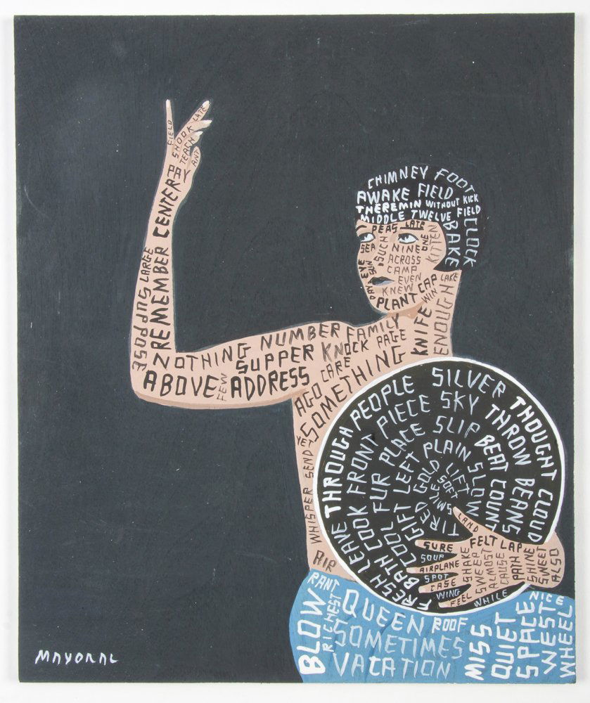 Javier Mayoral (American, 20th c.) "SILVER THOUGHT..." (1 of 2)