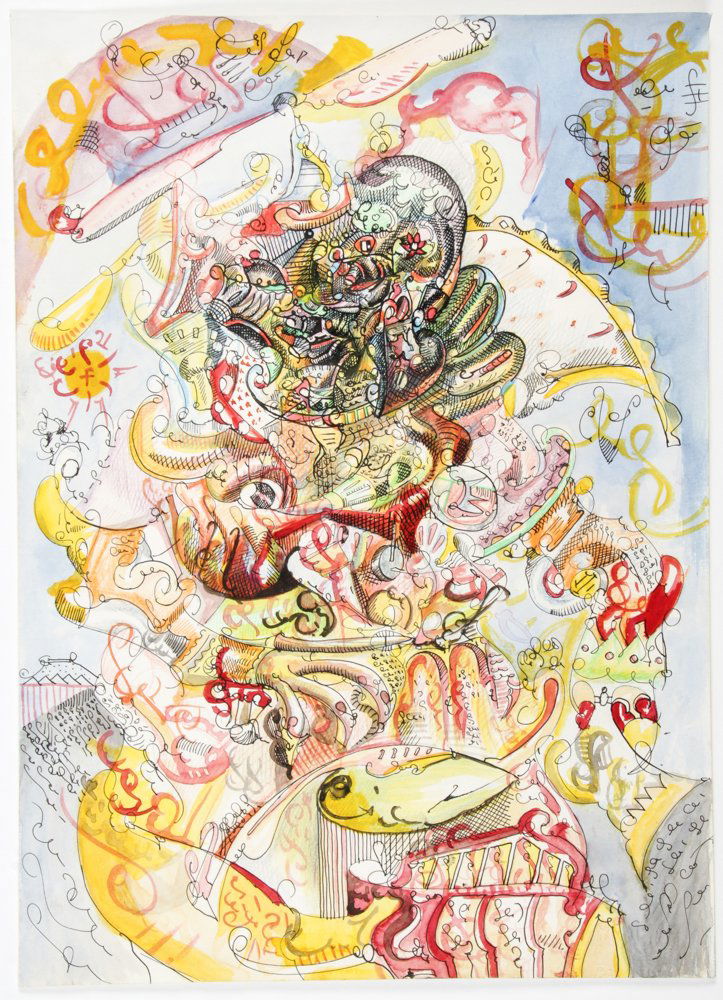 Drawing: "The Greeting of Her" (1 of 1)