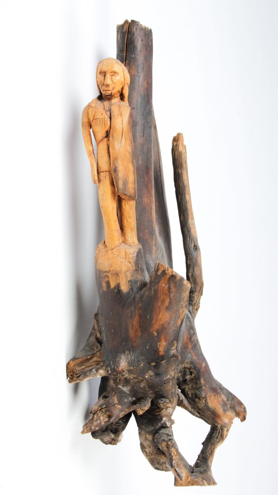 Tago (American/Texas, 20th c.) Wood Carving (1 of 4)