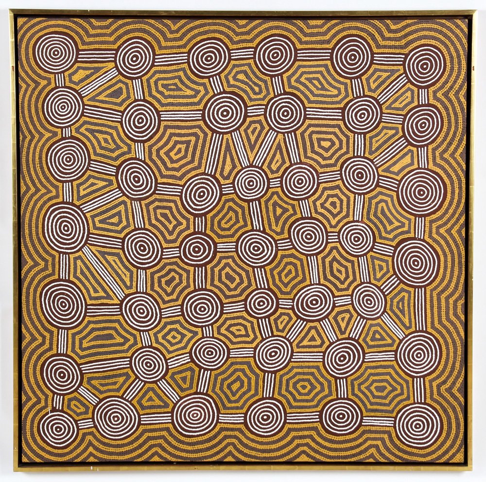 Simon Tjakamarra (Australian Aborigine,1946-1990) (1 of 2)