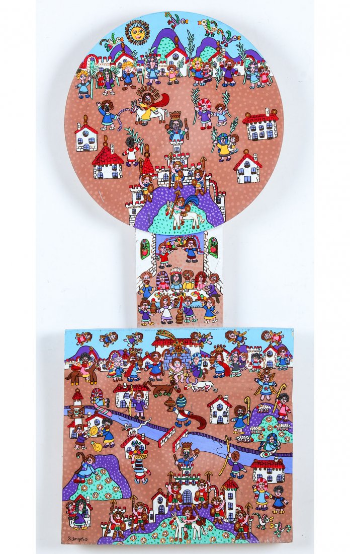 Angelo Romano Mixed Media Painting (1 of 3)