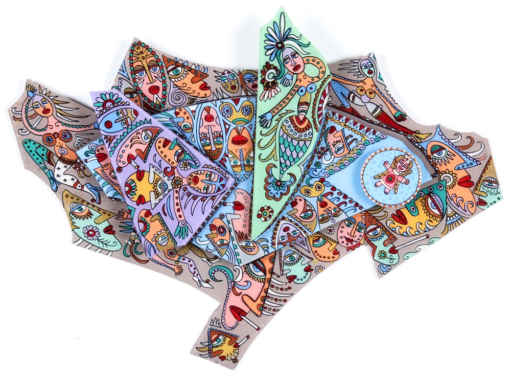 Angelo Romano Painting Assemblage (1 of 2)