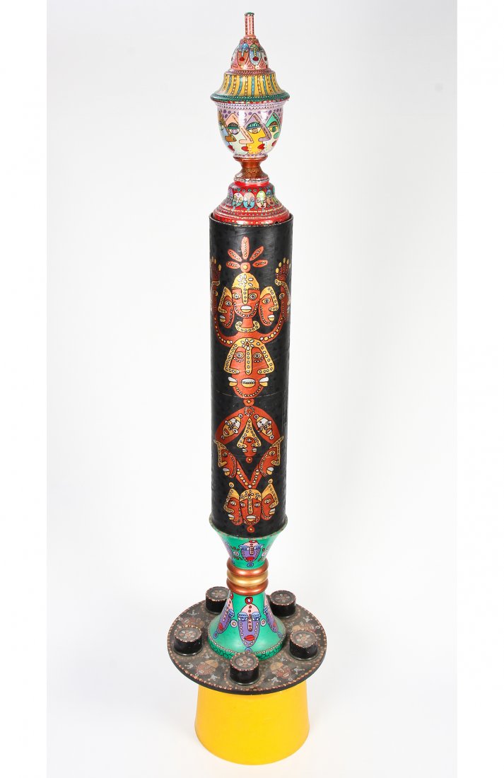 Angelo Romano Mixed media painting and sculptural (1 of 3)