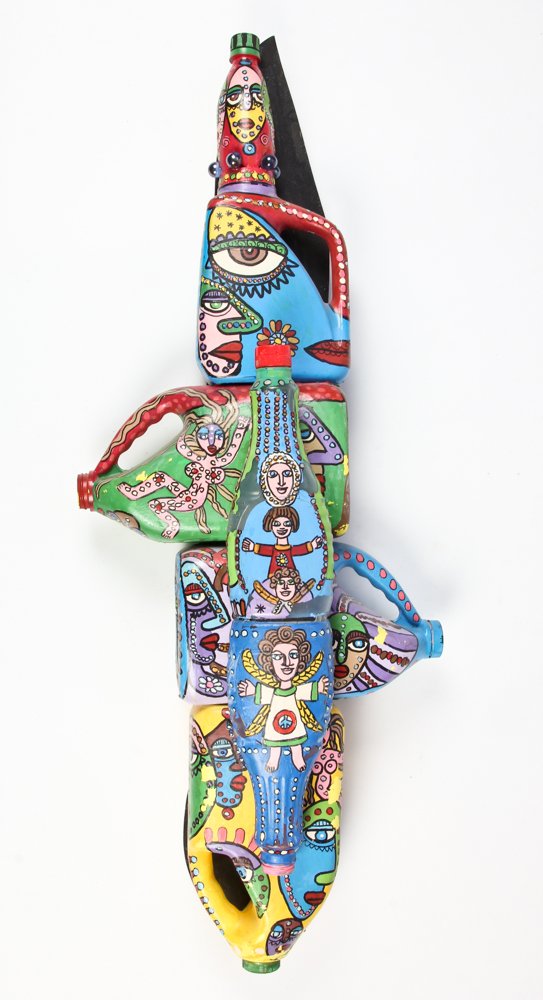 Angelo Romano Painted Sculpture (1 of 2)