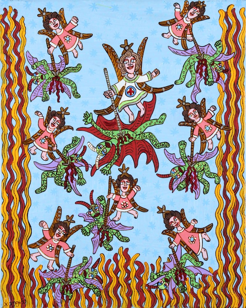 Angelo Romano Painting on Canvas (1 of 2)