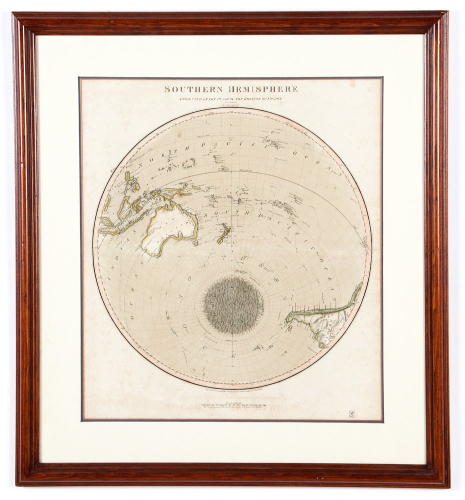 Map of the Southern Hemisphere (1 of 3)