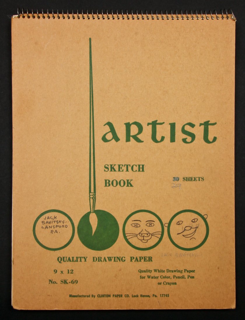 Jack Savitsky (American 1910-1991) Sketchbook (1 of 6)
