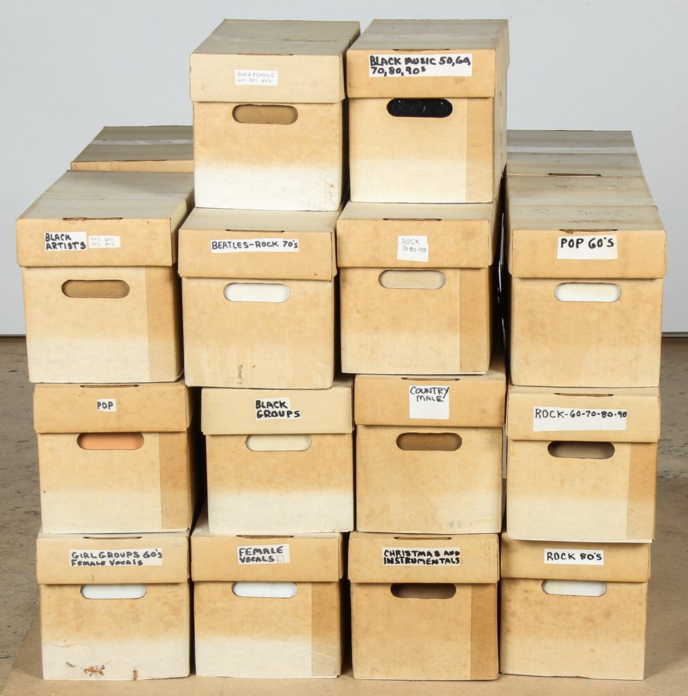 Vintage Collection of Over 1500 45 rpm Records (1 of 4)