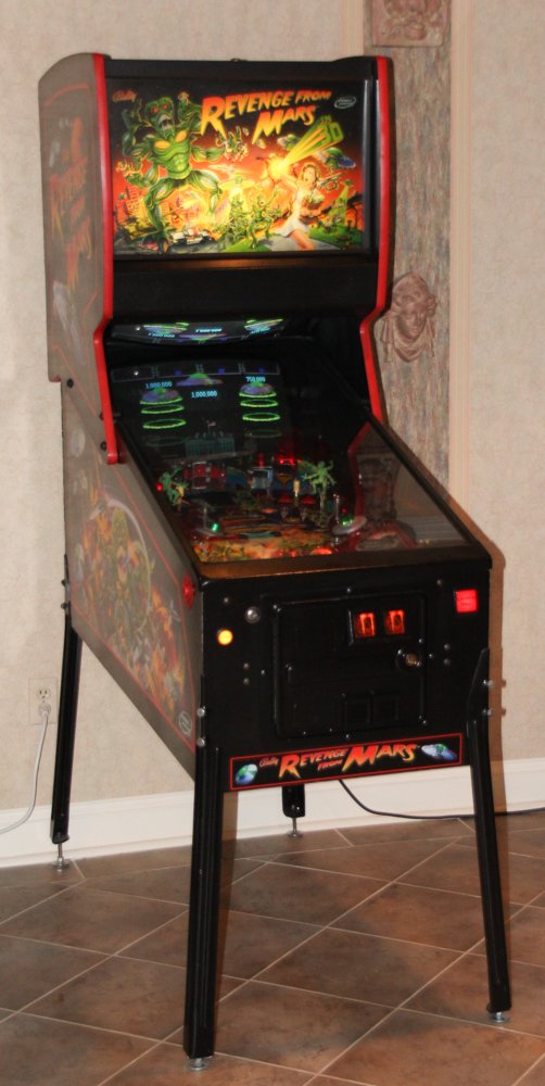 Arcade Game Revenge from Mars Pinball Machine (1 of 5)
