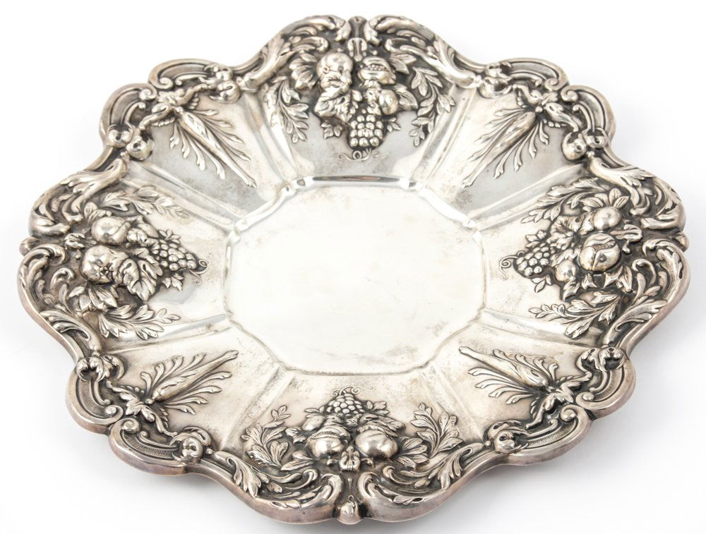 Reed & Barton Sterling Silver "Francis I" Repousse Tray (1 of 2)