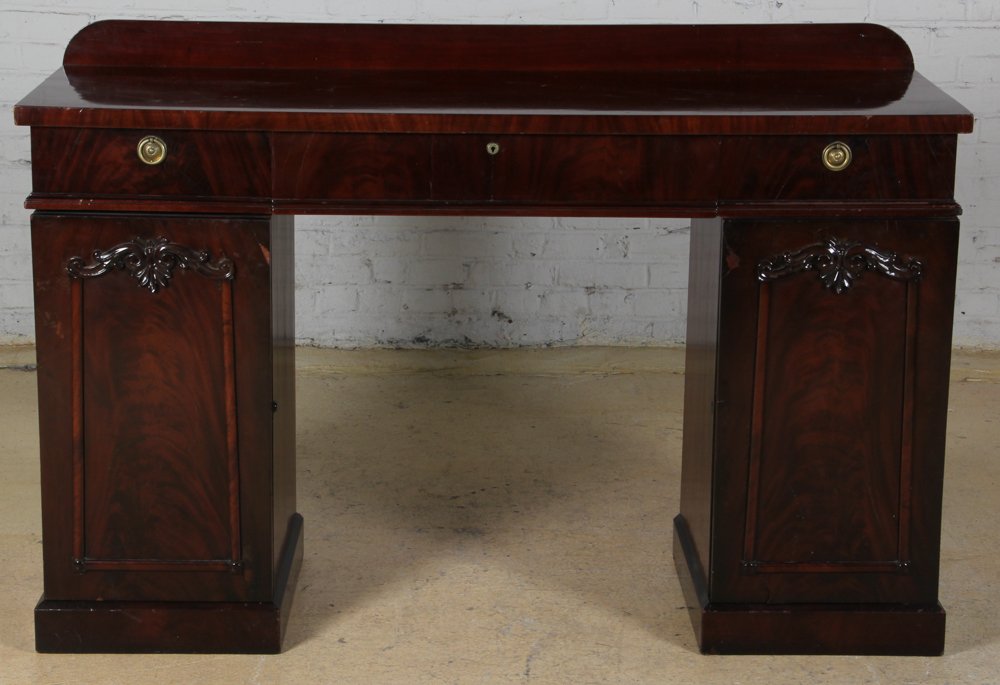 A Regency Mahogany Double Pedestal Side-Board (1 of 7)