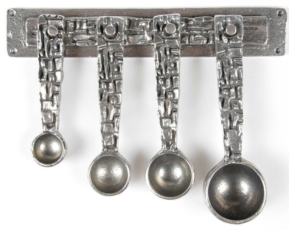 Patrick Meyer Studio Made Pewter Measuring Spoons. (1 of 2)
