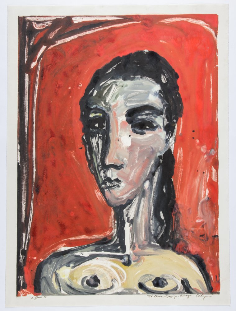 Alfred Ortega (American, 20th c.) Portrait of a Lady (1 of 3)