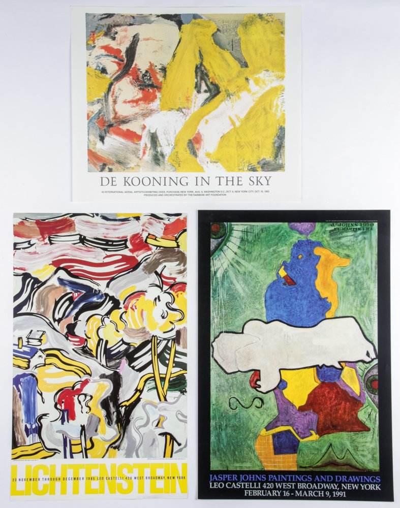 Group of Four Art Gallery Exhibition Posters (1 of 1)