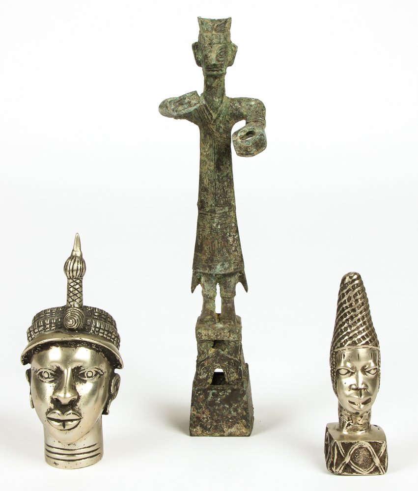 Group of 3 Metal Ethnographic Figures (1 of 3)
