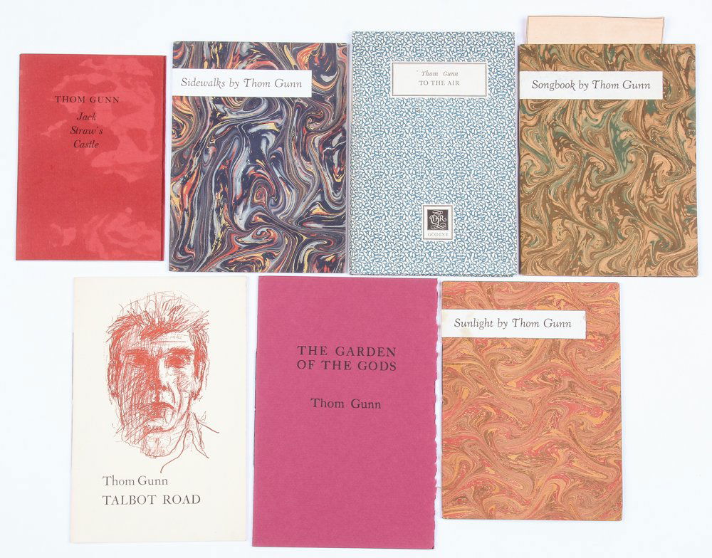 Thom Gunn Collection of 7 Works (1 of 2)