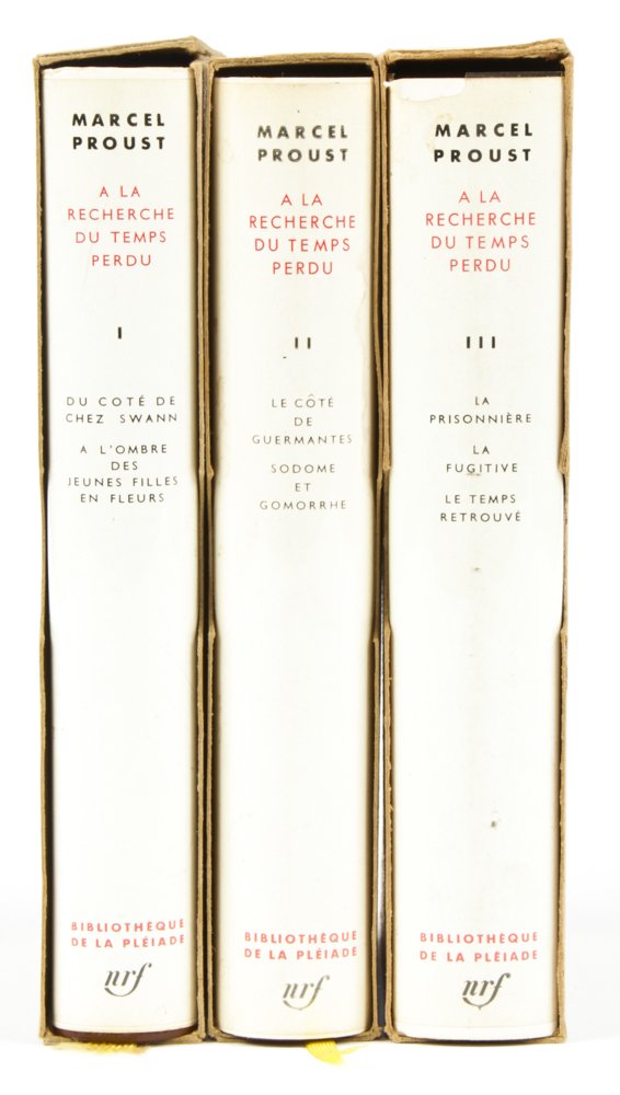 Marcel Proust A La Rechercherche du Temps Perdu, 3 (1 of 4)