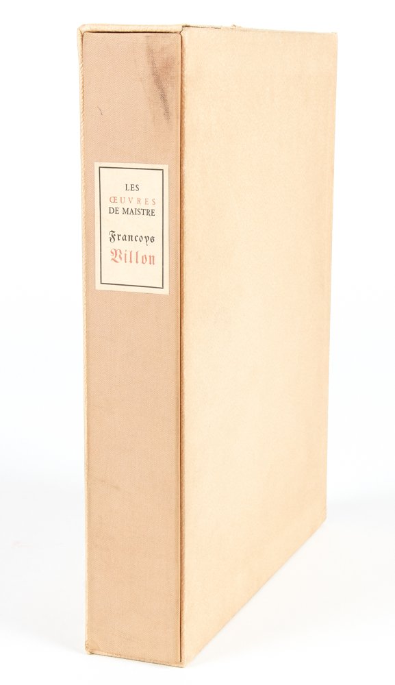 Les Oeuvres de Maistre Francoys (Francois) Villon (1 of 5)