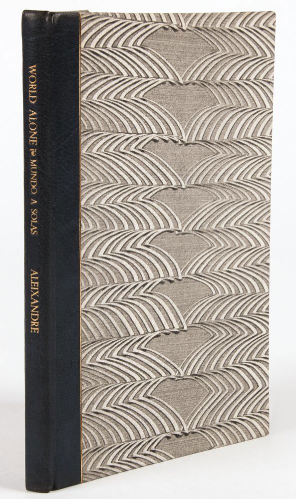 Rare Vicente Aleixandre Limited Edition, World Alone (1 of 4)
