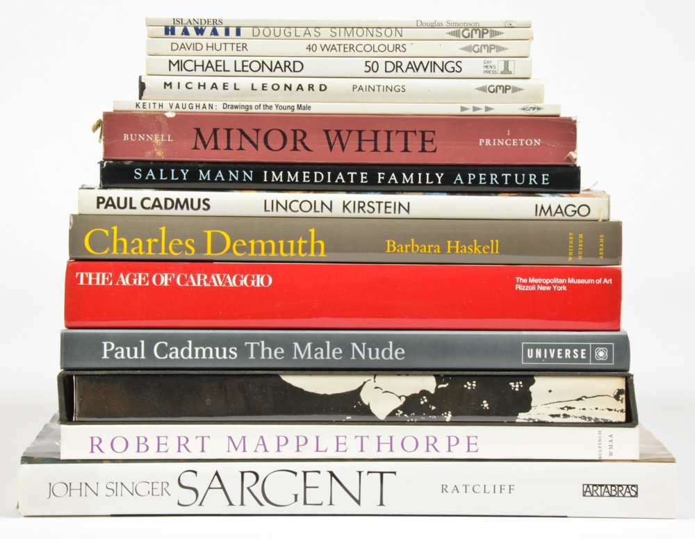 Group of 15 Coffee Table Art Books: Group of 15 Coffee Table Art Books: 1) Islanders, Douglas Simonson; 2) Hawaii, Douglas Simonson; 3) 40 Watercolos, David Hutter; 4) 50 Drawings, Michael Leonard; 5) Paintings, Michael Leonard; 6) Draw