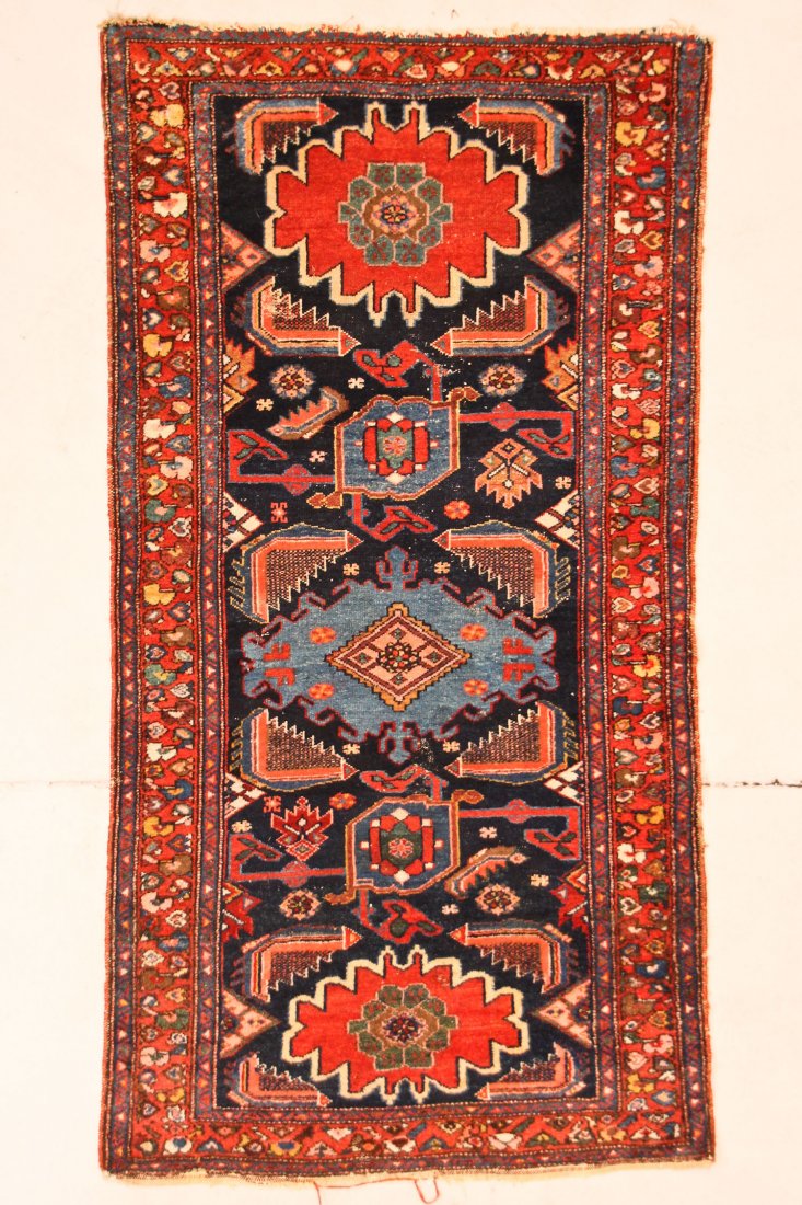 Hamadan Rug: 3'2" x 6'2" (97 x 188 cm) (1 of 5)