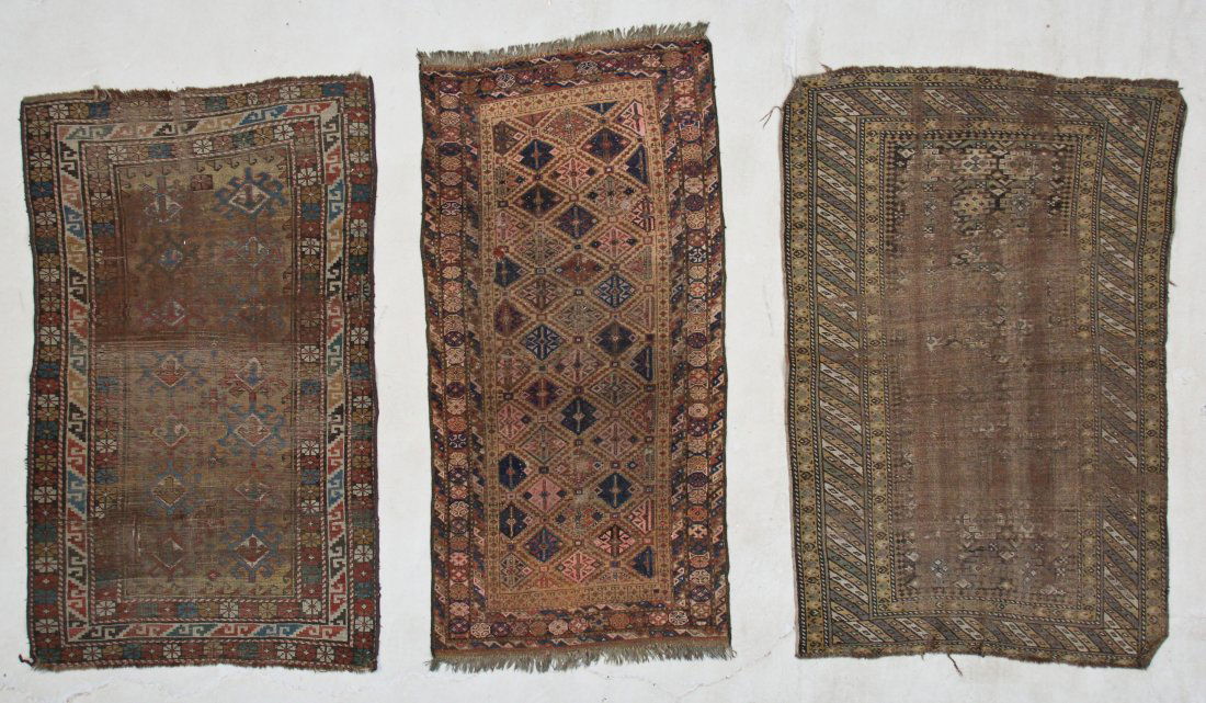 3 Antique Persian and Caucasian Rugs (1 of 7)